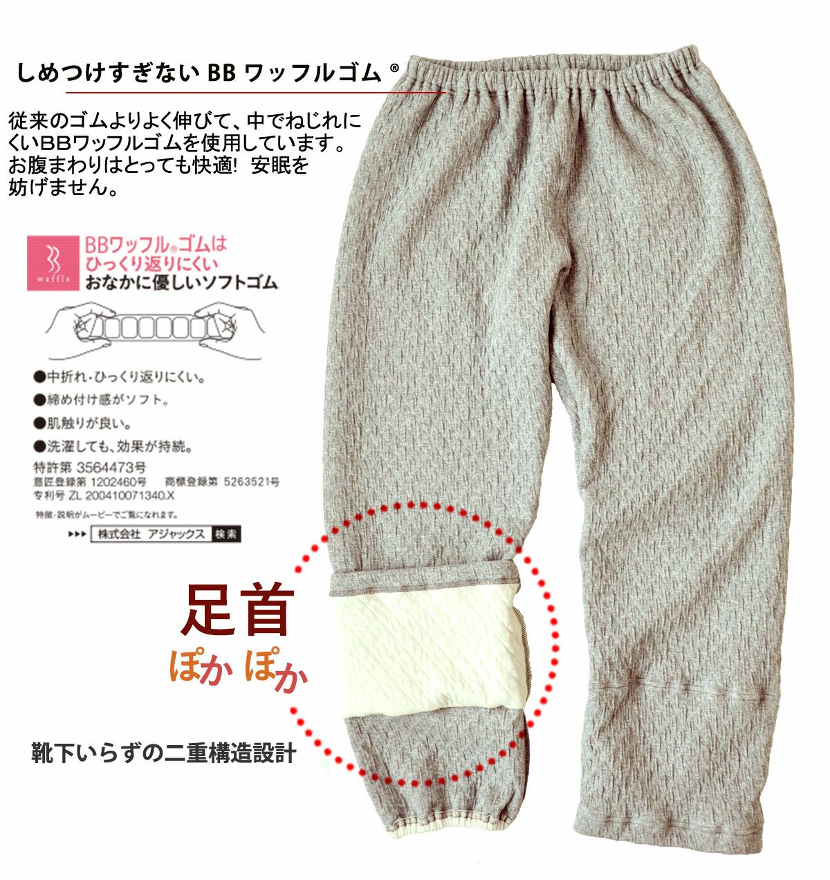 ズボン裾