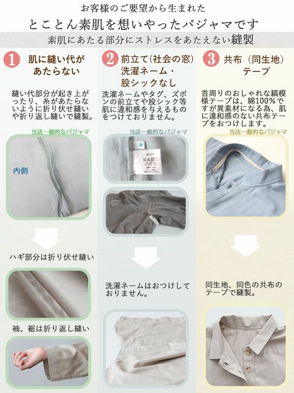 折伏せ縫いの特徴