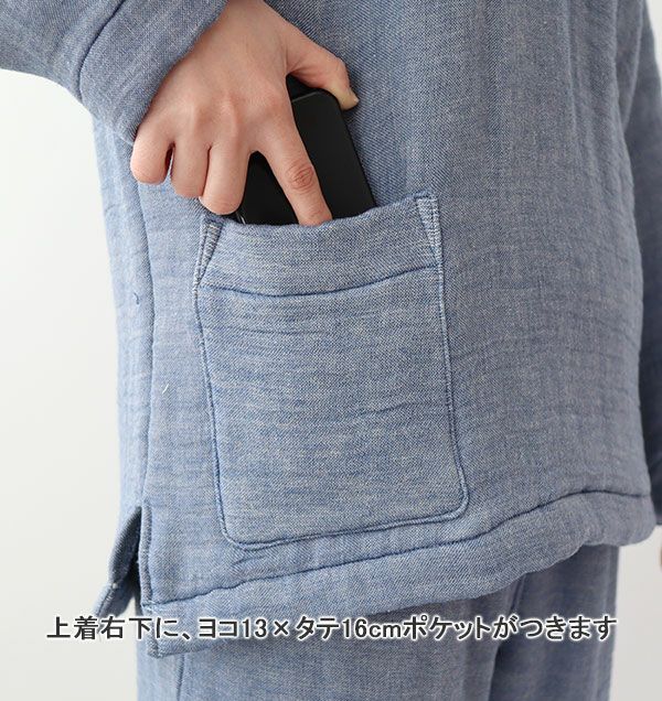 右下にポケットが付きます