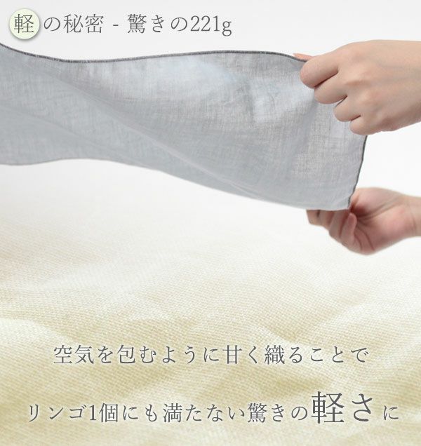ガーゼ生地アップ