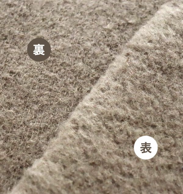 生地の表裏